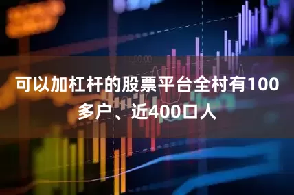 可以加杠杆的股票平台全村有100多户、近400口人